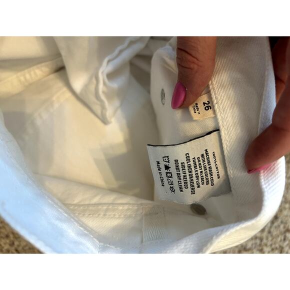 NWT GRLFRND Lex Cargo Jean in Sierra white - Picture 8 of 8